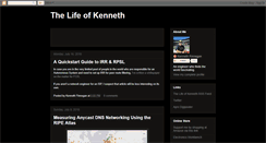 Desktop Screenshot of blog.thelifeofkenneth.com